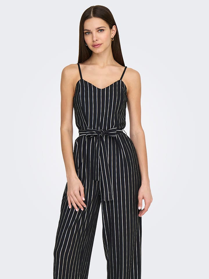 ONLY Jumpsuit in Schwarz/ Weiß günstig kaufen