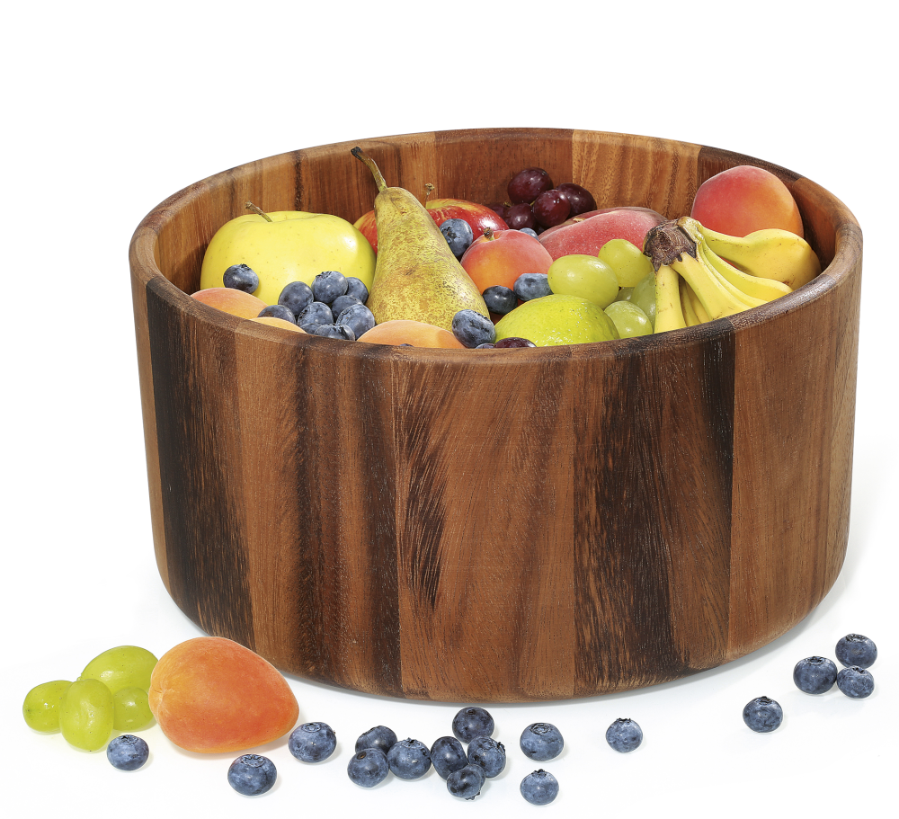Salatschüssel braun
