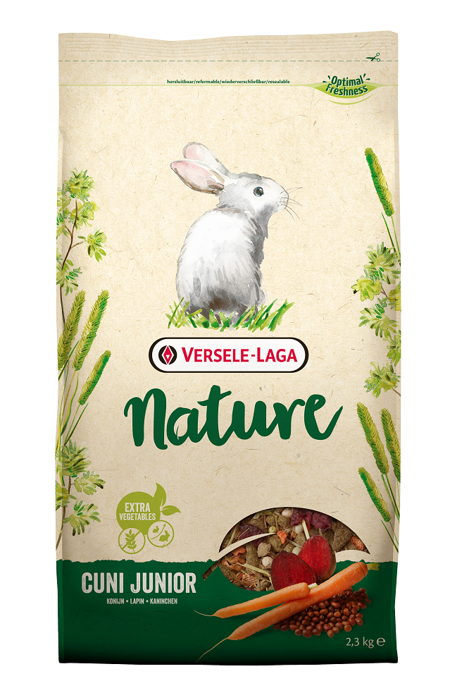 Versele-Laga Hauptfutter Versele-Laga Nature Cuni Junior für Kaninchen 2,3 kg