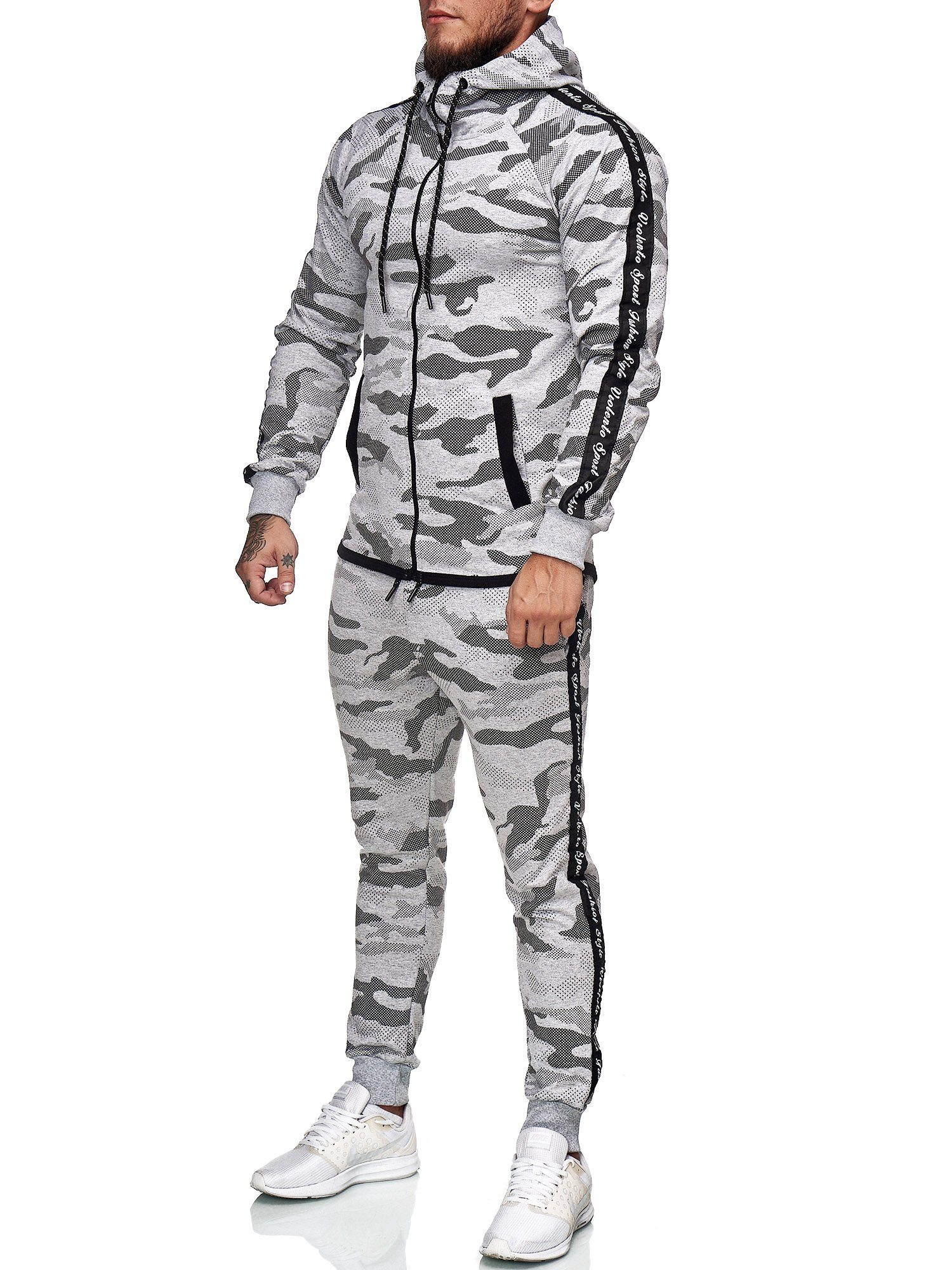 Code47 Jogginganzug Jogginganzug1011 (Sportanzug Trainingsanzug Fitnessanzug, 2-tlg)