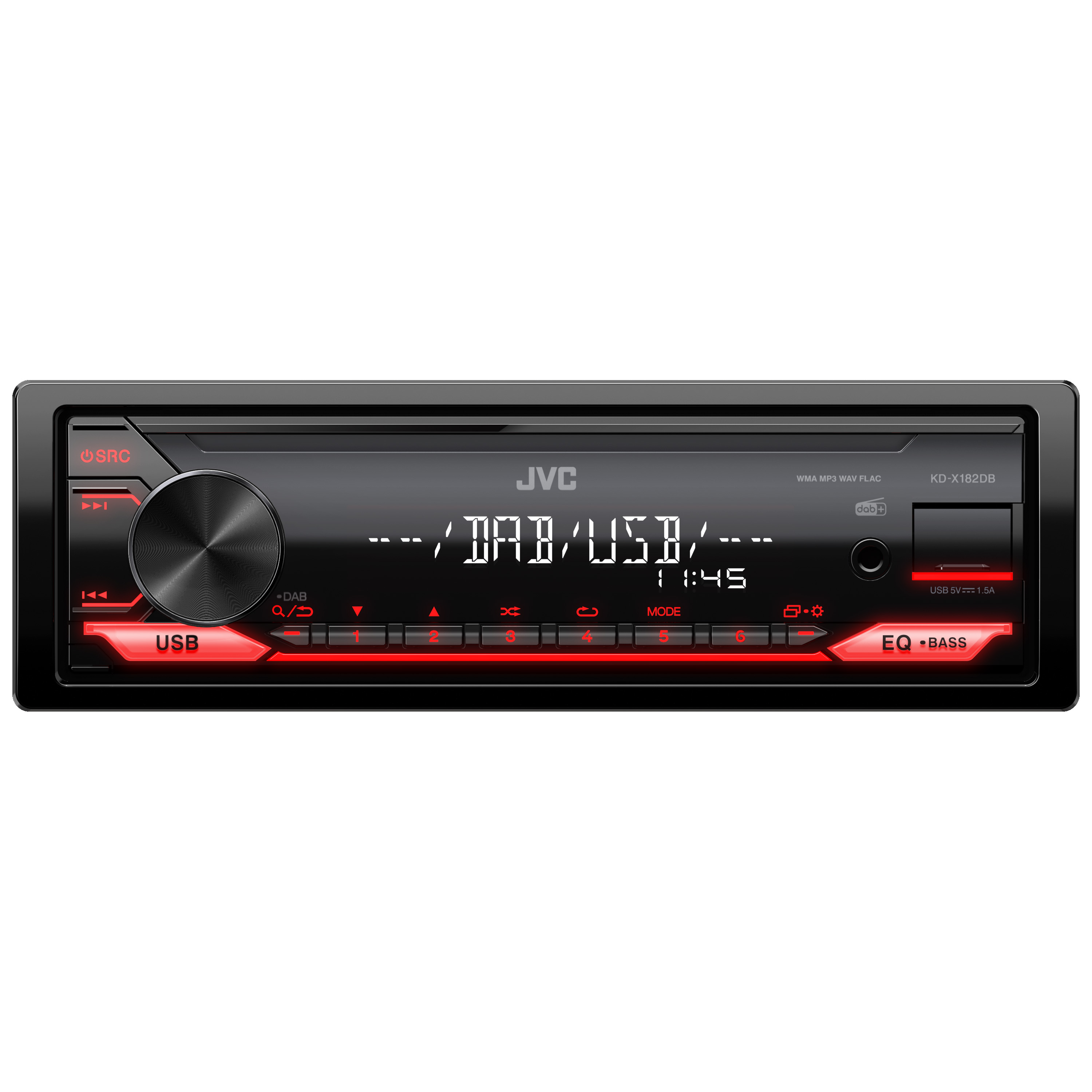 JVC KD-X182DB Autoradio mit DAB+, USB uvm. - ATU
