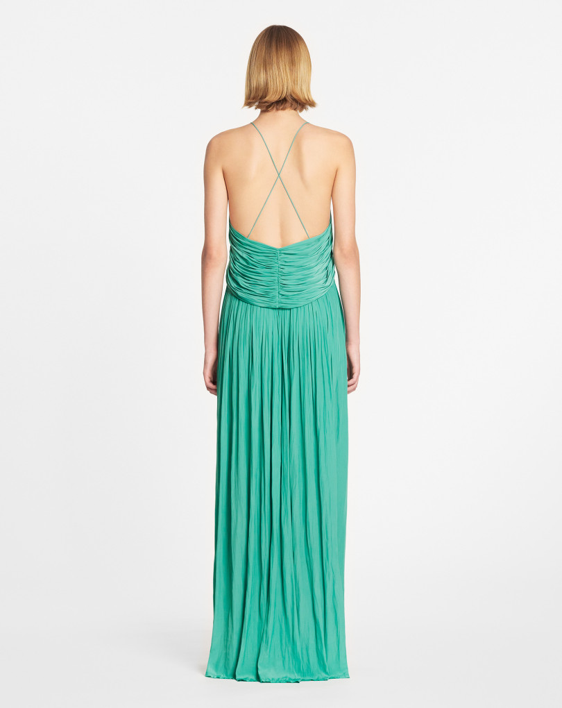 ROBE LONGUE À BRETELLES