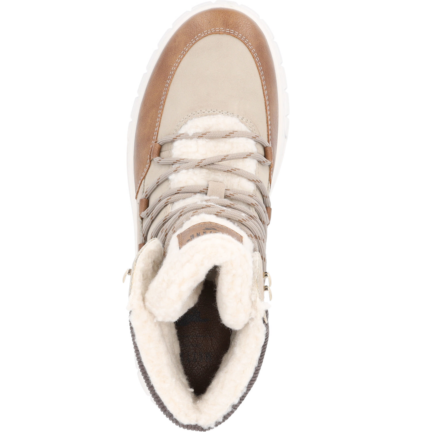 Mustang 1446601, Schnürstiefel, Damen, taupe