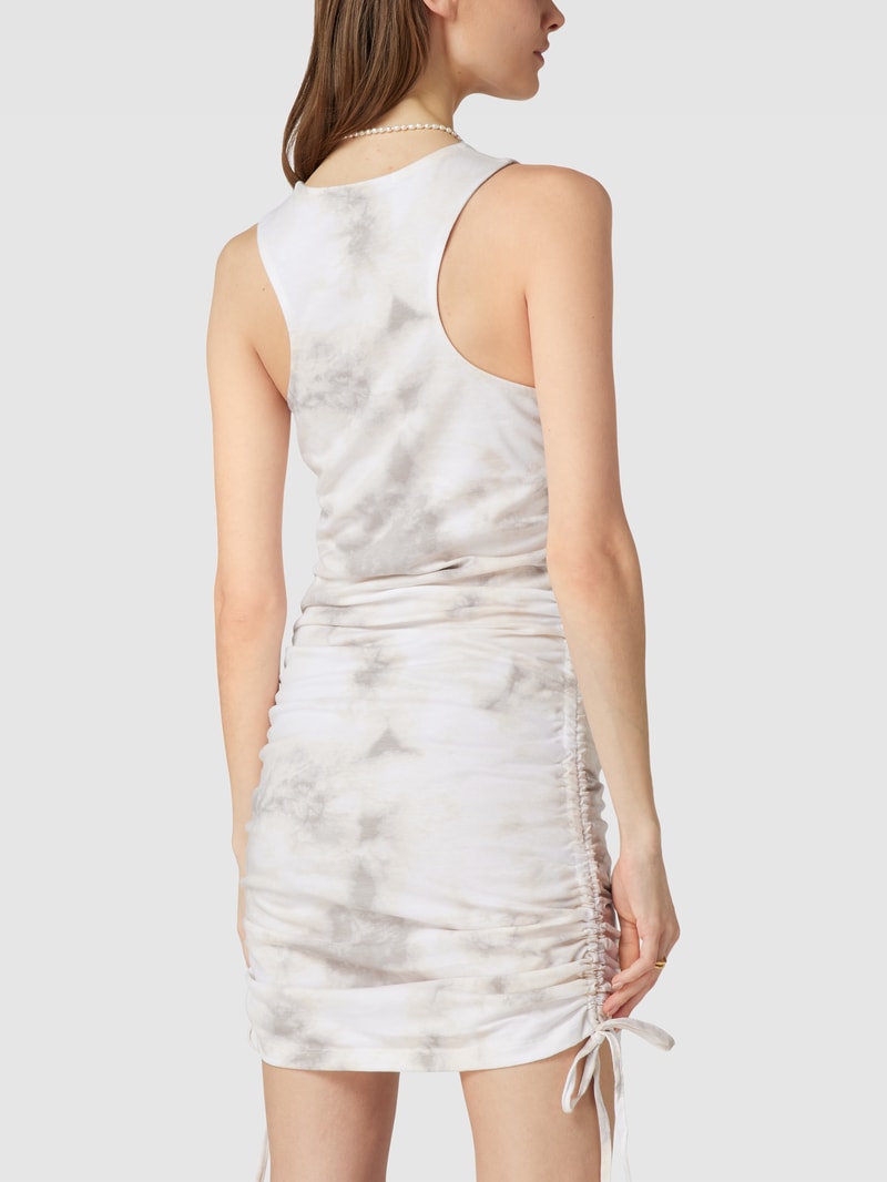Midikleid im Batik-Look Modell 'TIE DYE SIDE GATHERING' in sand