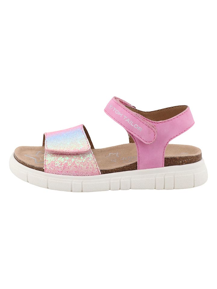 Tom Tailor Sandalen in Rosa/ Bunt günstig kaufen