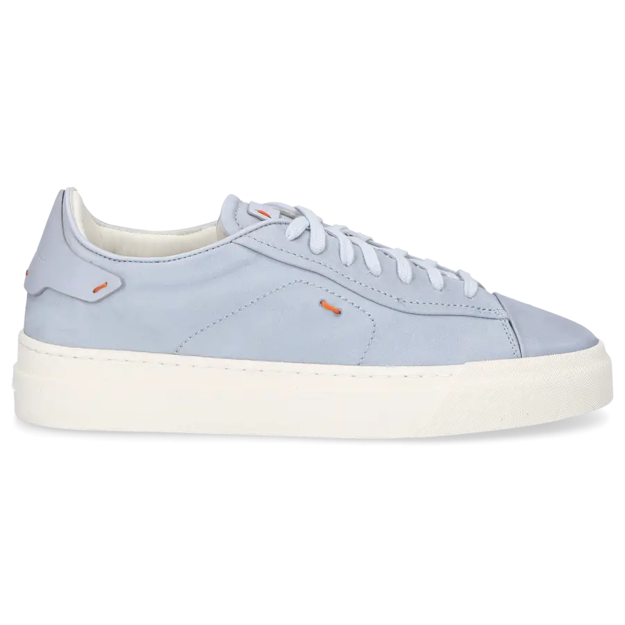 Santoni - Sneaker low 60966 Nubukleder - blau