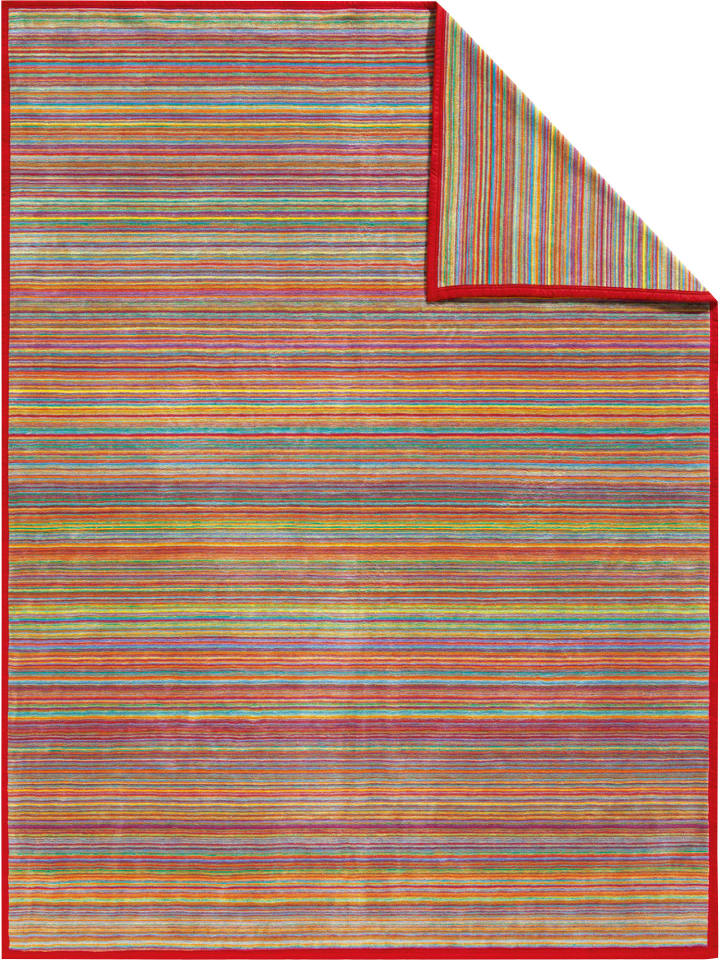 Erwin Müller Baumwollmischung Wohndecke Pescara in rot günstig kaufen 150 x 200 cm