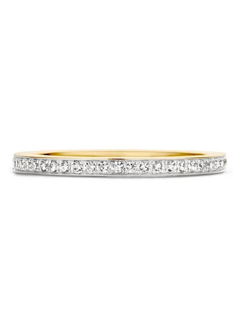 Inel Blush din aur galben de 14k cu zirconiu cubic 1119BZI