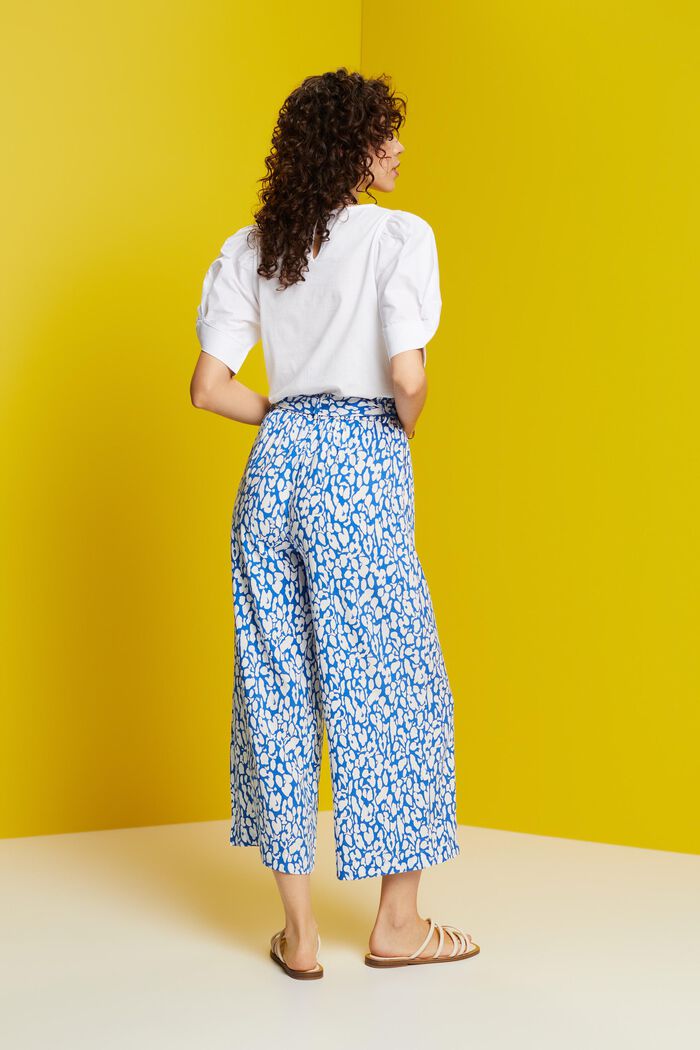 Pull-on-Culotte mit Bindegürtel, LENZING™ ECOVERO™