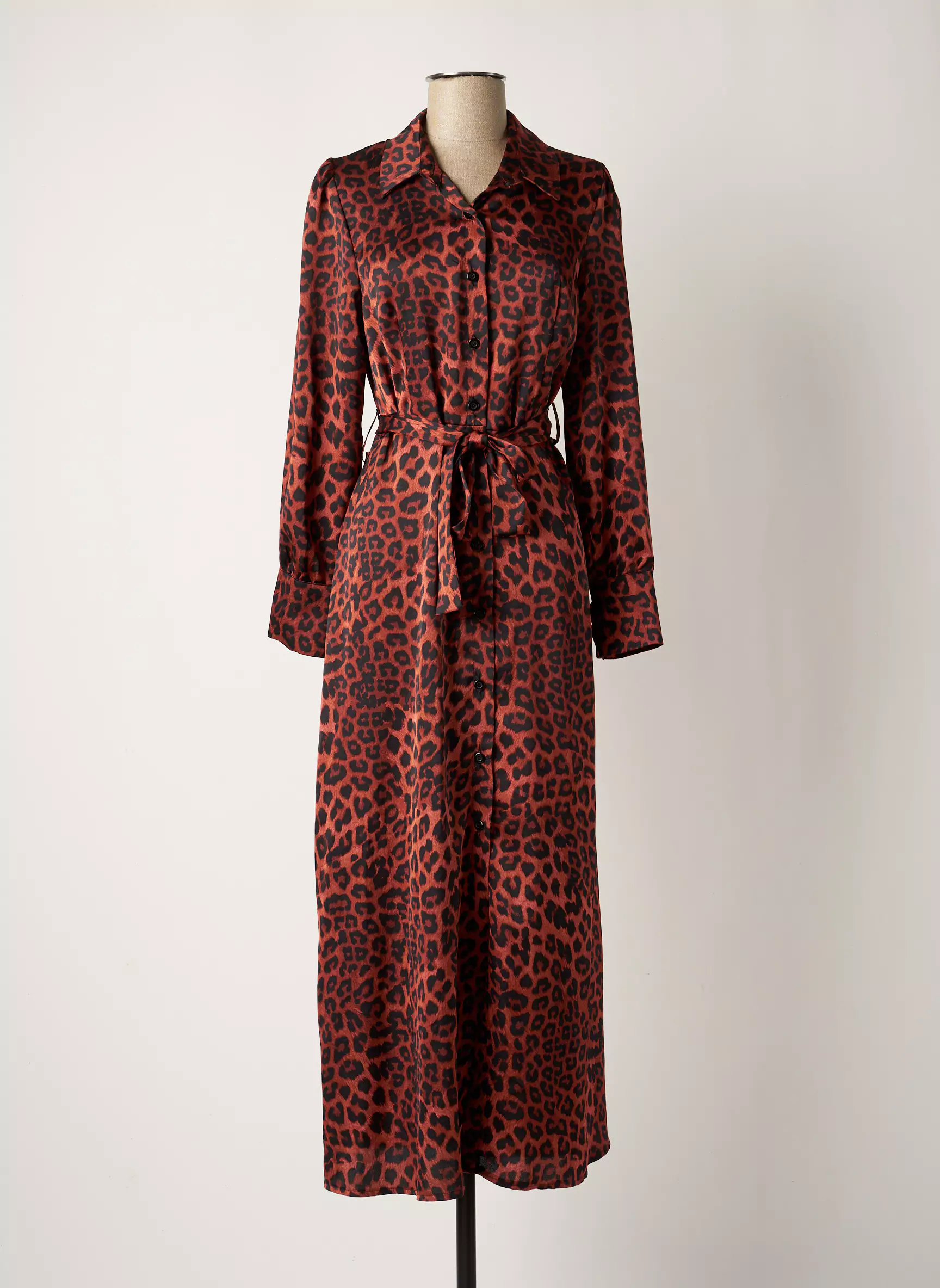 Miss Tic Robes Longues Femme couleur marron