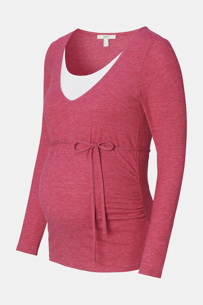 Longsleeve mit V-Ausschnitt