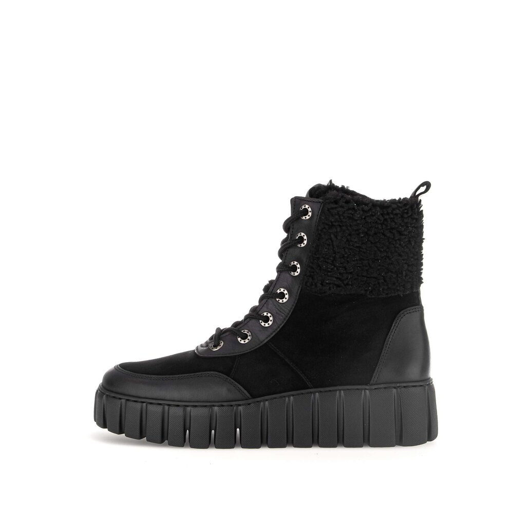 Gabor comfort Schnürstiefelette schwarz