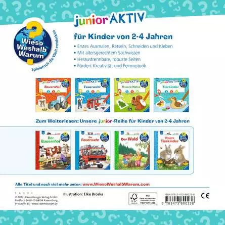 Ravensburger Wieso? Weshalb? Warum? junior AKTIV: Tierkinder