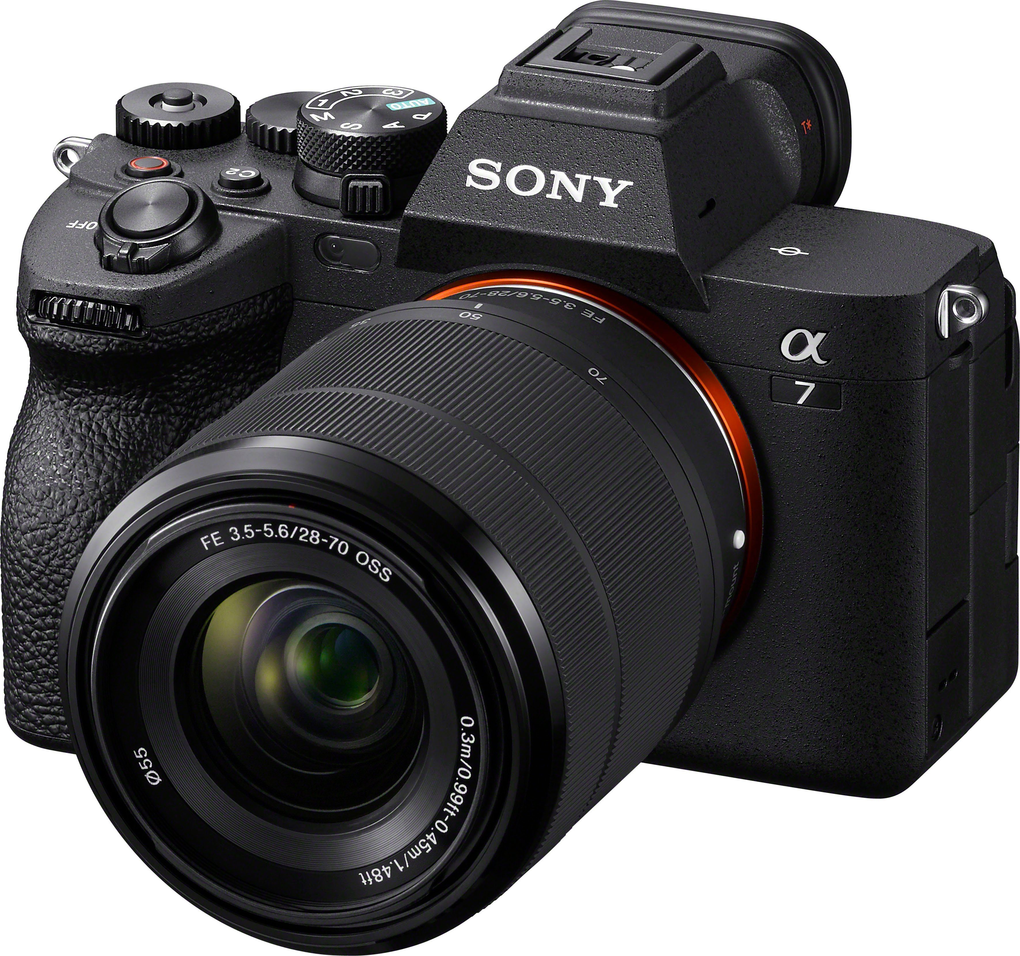 Sony ILCE-7M4K Systemkamera (Sony FE 28-70mm f3.5-5.6 OSS, 33 MP, Bluetooth, WLAN)
