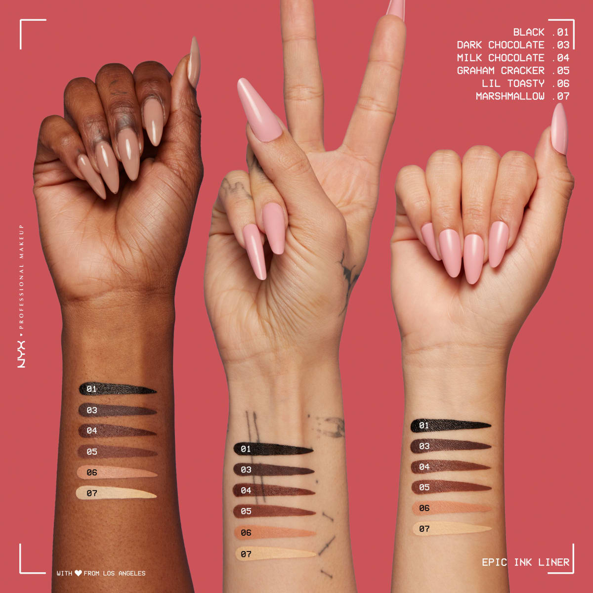 Eyeliner Epic Ink 01 black, 1 ml