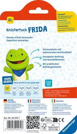 ministeps: Knistertuch Frida - Babyspielzeug ab 0 Monaten