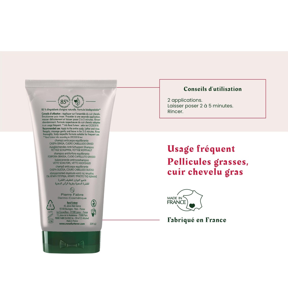 Furterer Néopur - Shampooing antipelliculaire pel licules grasses Shampoing