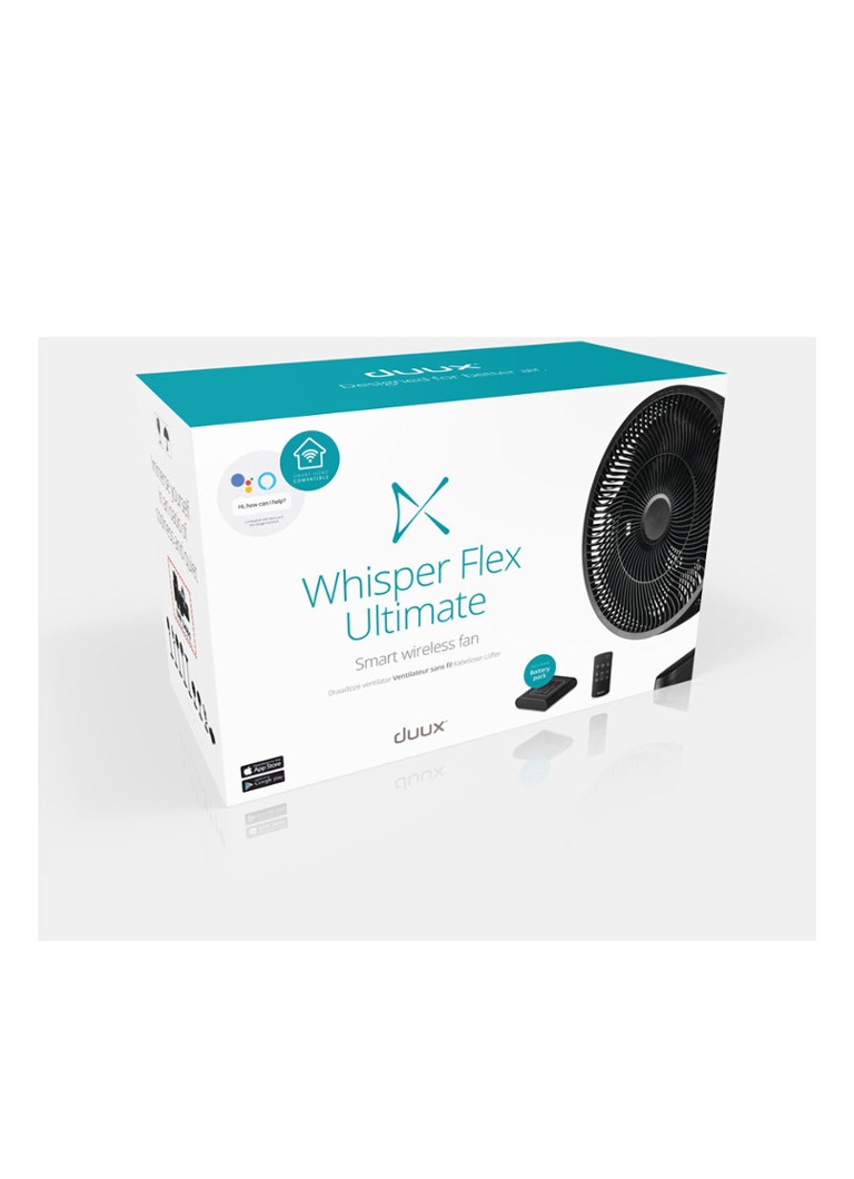 Ventilator vertical reglabil Duux Whisper Flex Ultimate cu baterie, 103 cm
