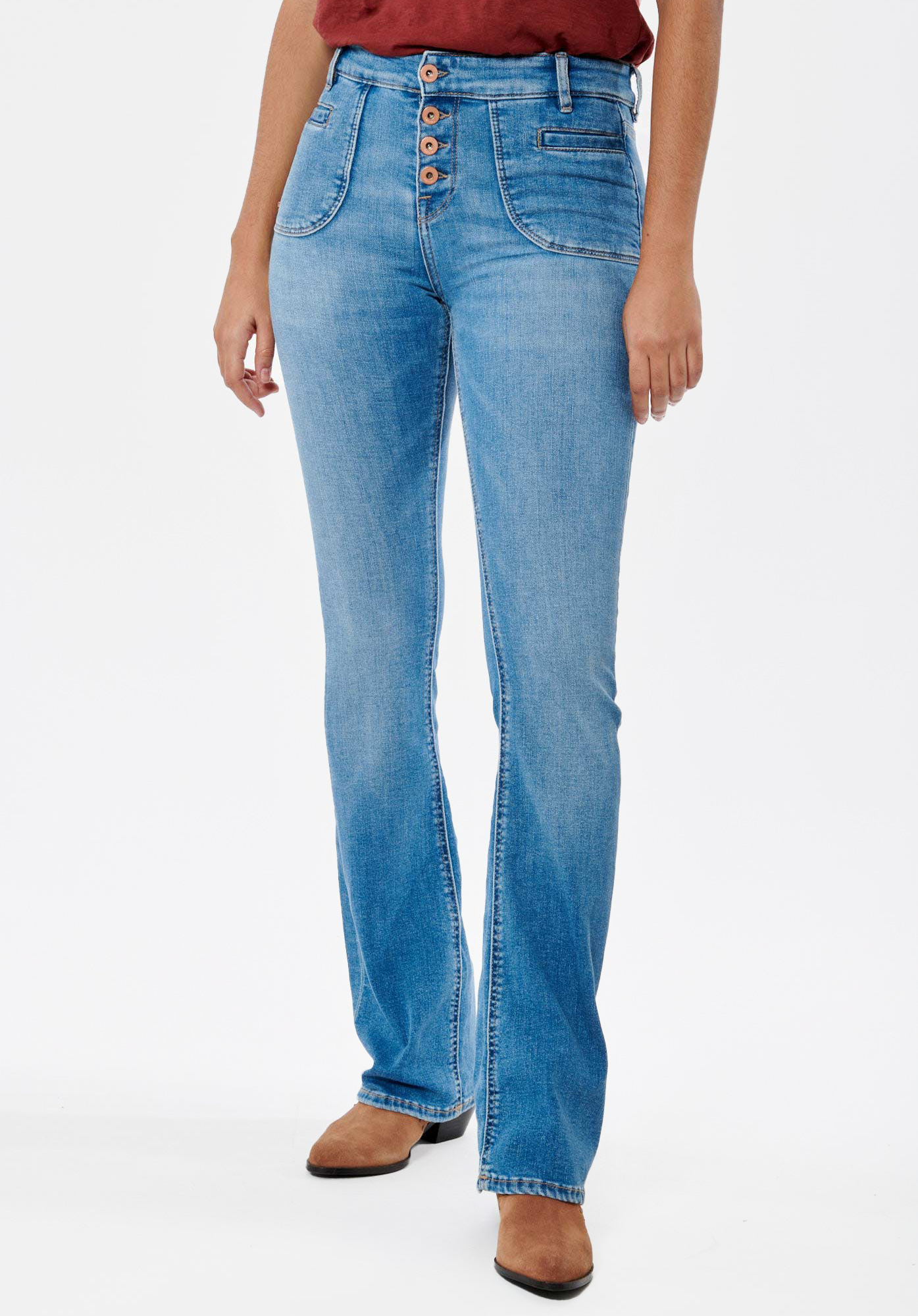 LUCKY  Jean bootcut Femme