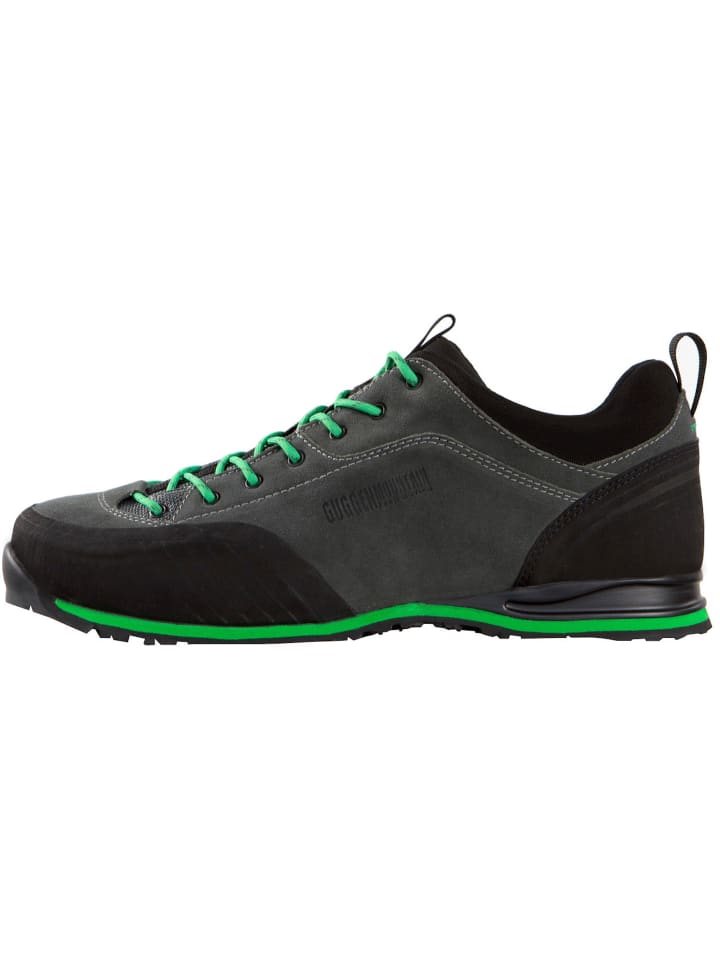GUGGEN MOUNTAIN Wanderschuhe Gummikappe in Dunkelgrau-Grün günstig kaufen