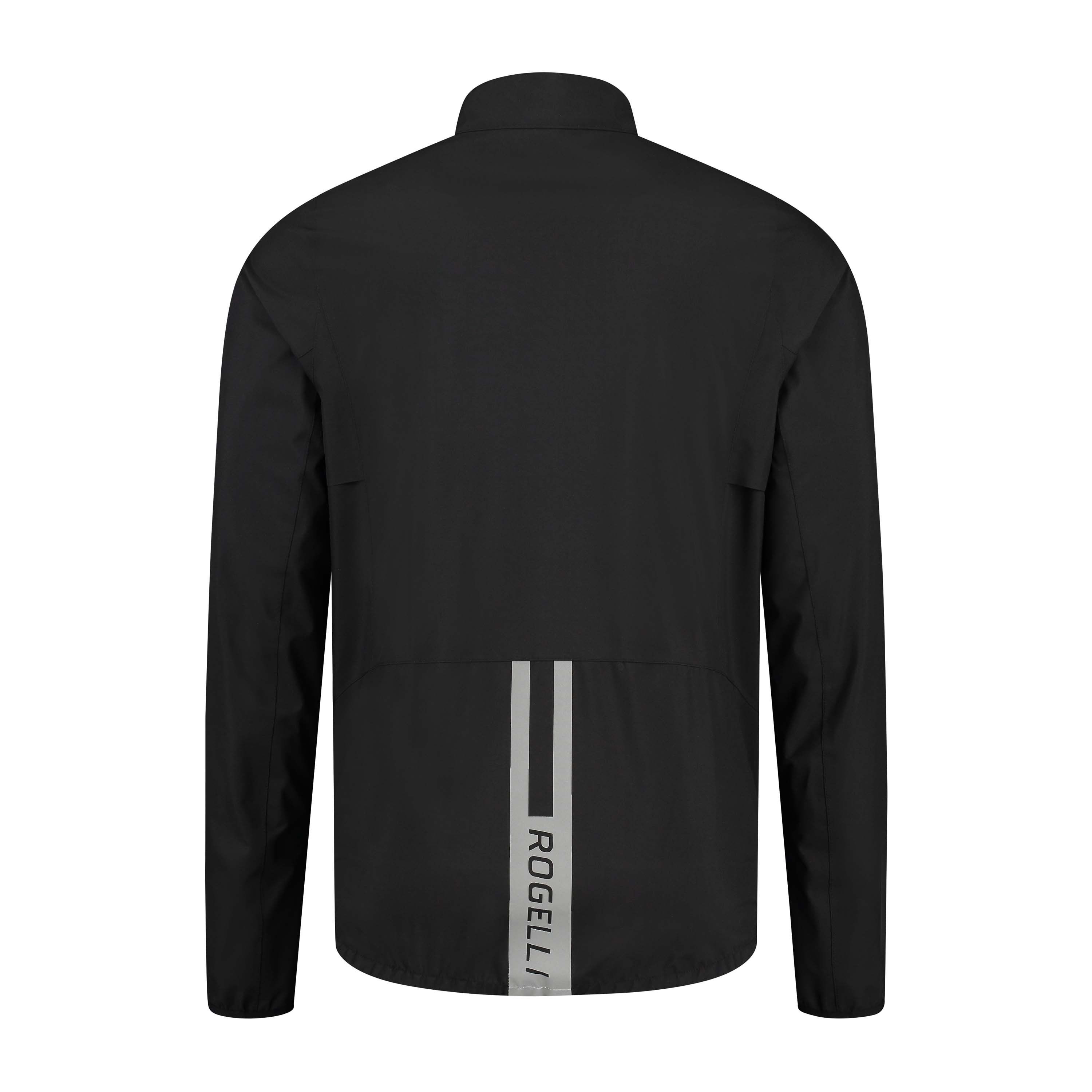 Rogelli Distance Schwarz Herren Fahrrad Regenjacke