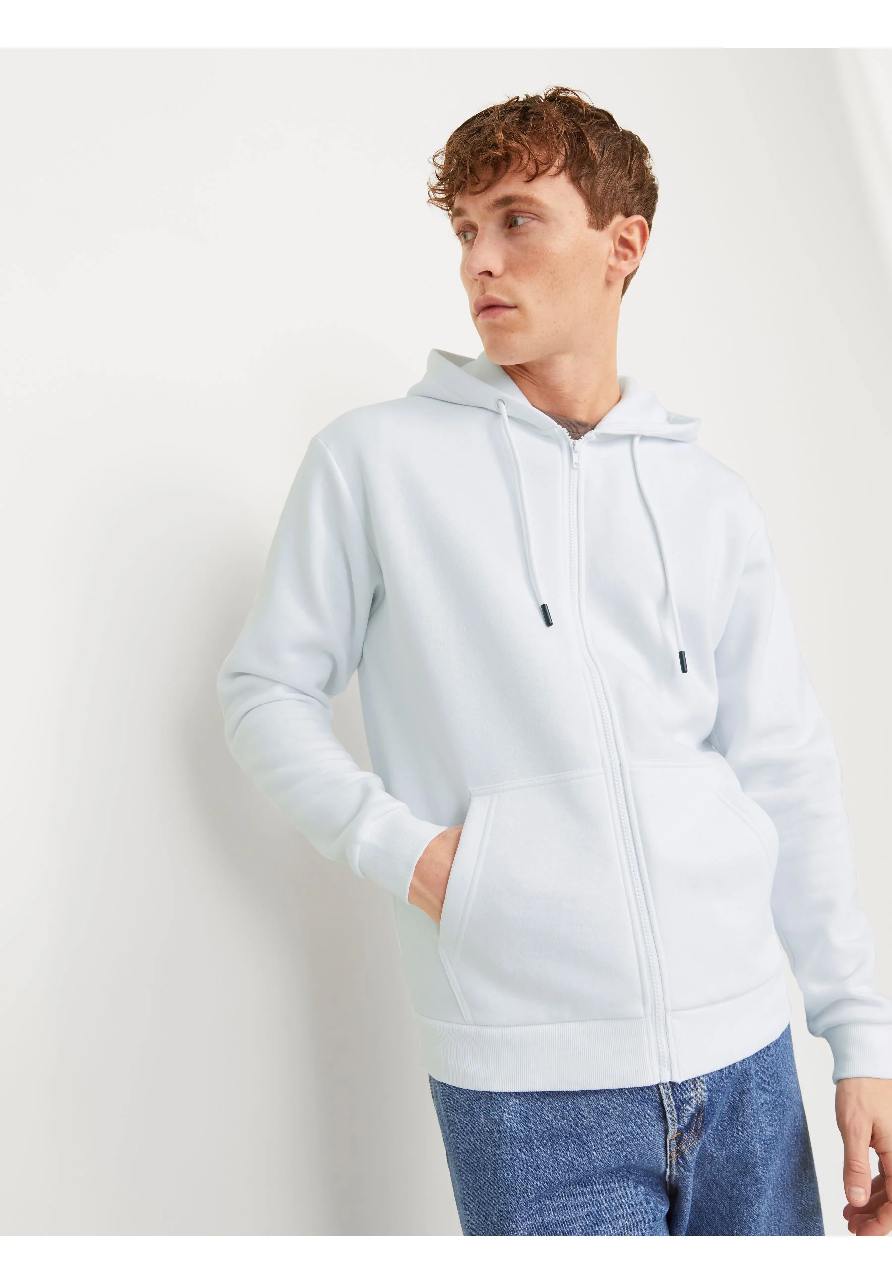 Jack & Jones JJEBRADLEY ZIP HOOD - Sudadera con cremallera