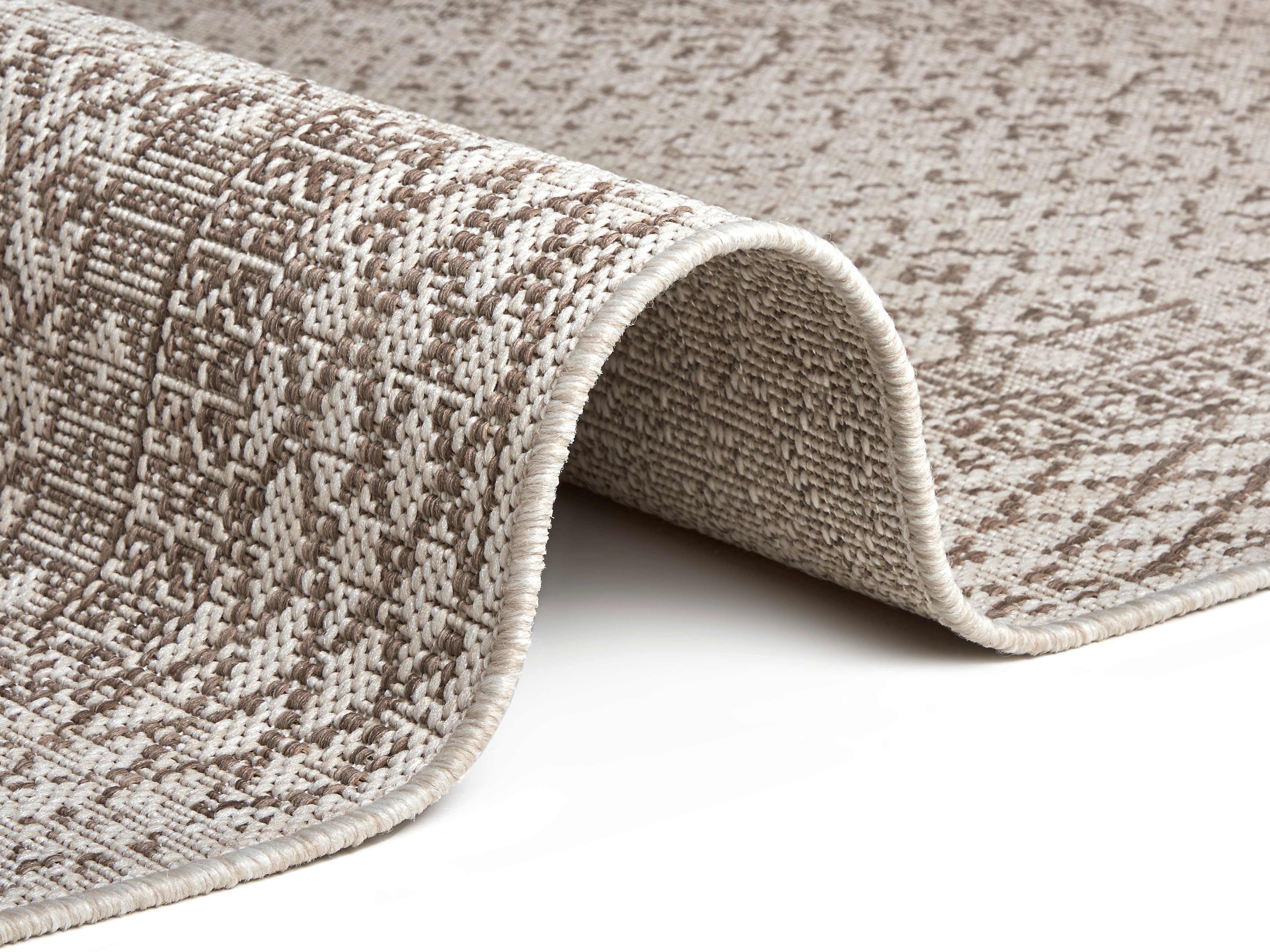 Teppich Sophie, freundin Home Collection, rechteckig, Höhe: 3 mm, In-& Outdoor, Teppich, Wetterfest, Balkon, Garten, Wohnzimmer, Modern