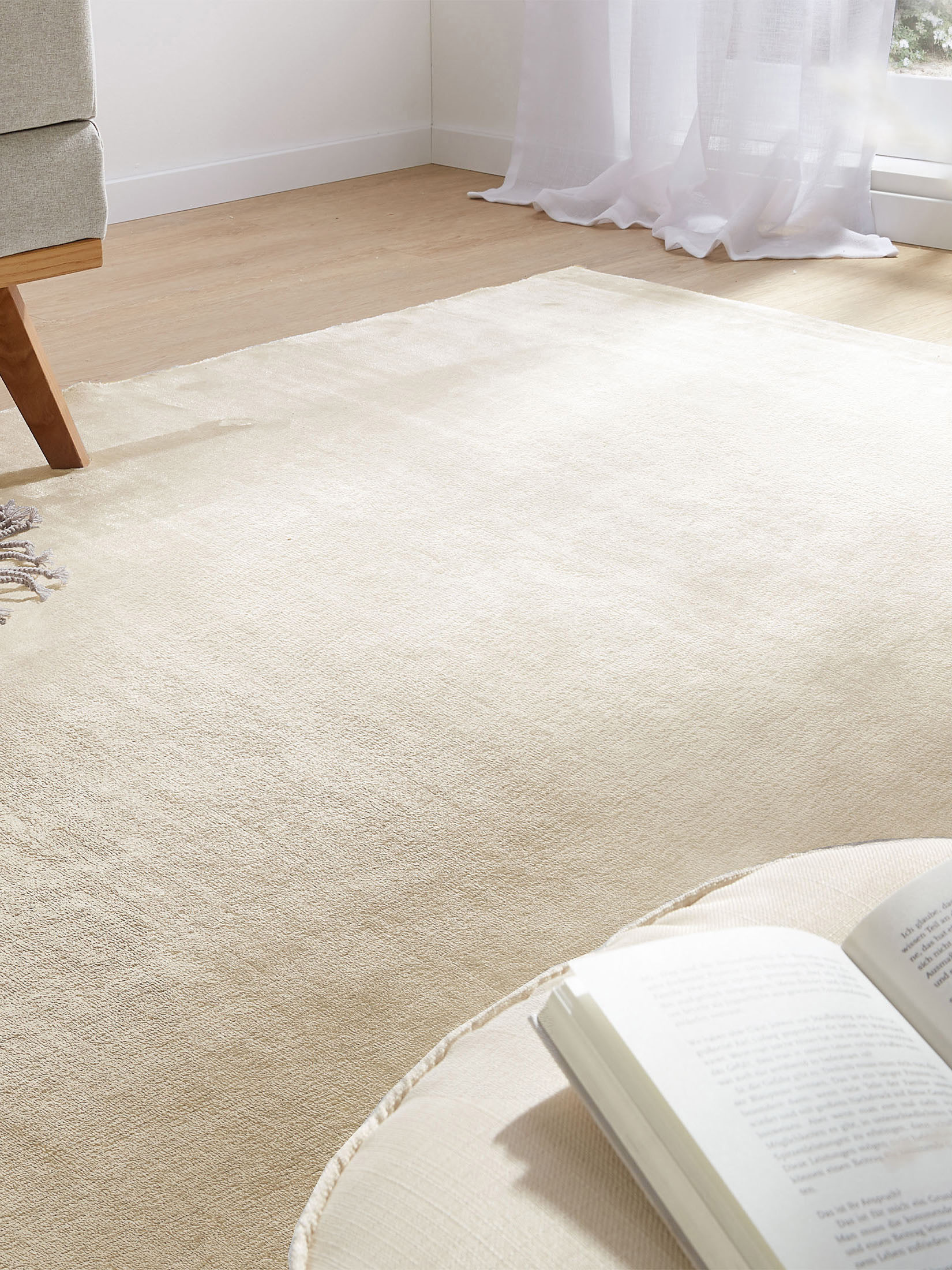 Reatino Uni-Teppich, Creme
