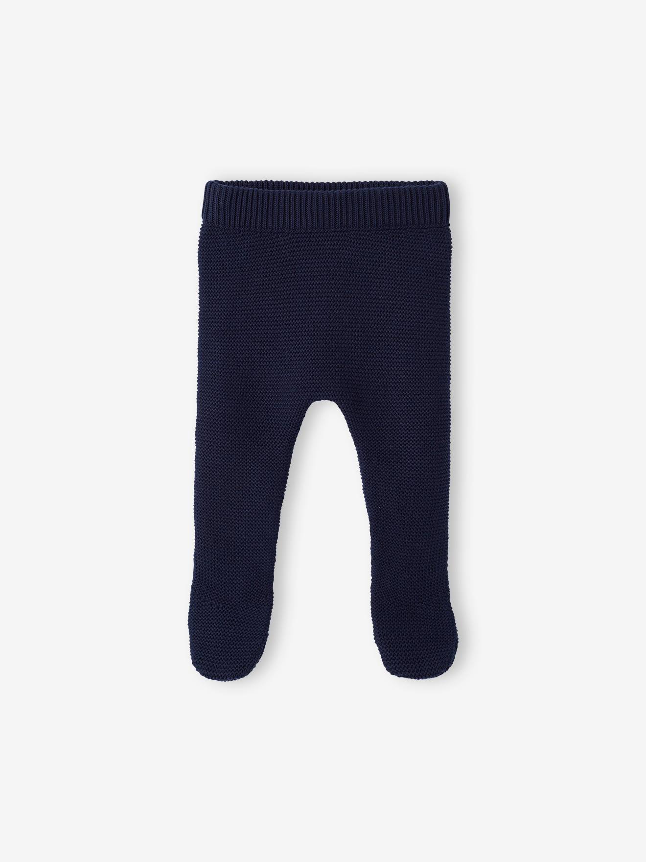 Vertbaudet Neugeborenen-Set: Strickjacke, Hose & Body - marine