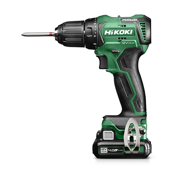 Furadeira/Parafusadeira HiKOKI DS12DDWHZ com bateria de íon de lítio de 12V e 4,0 Ah