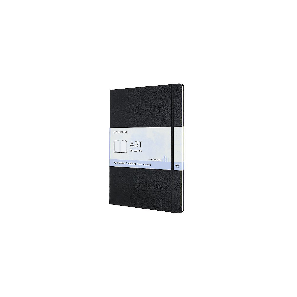 Moleskine Kreativ Notizbücher, Aquarell-Notizbuch, A4, 200G-Aquarellpapier, Hard Cover, Schwarz
