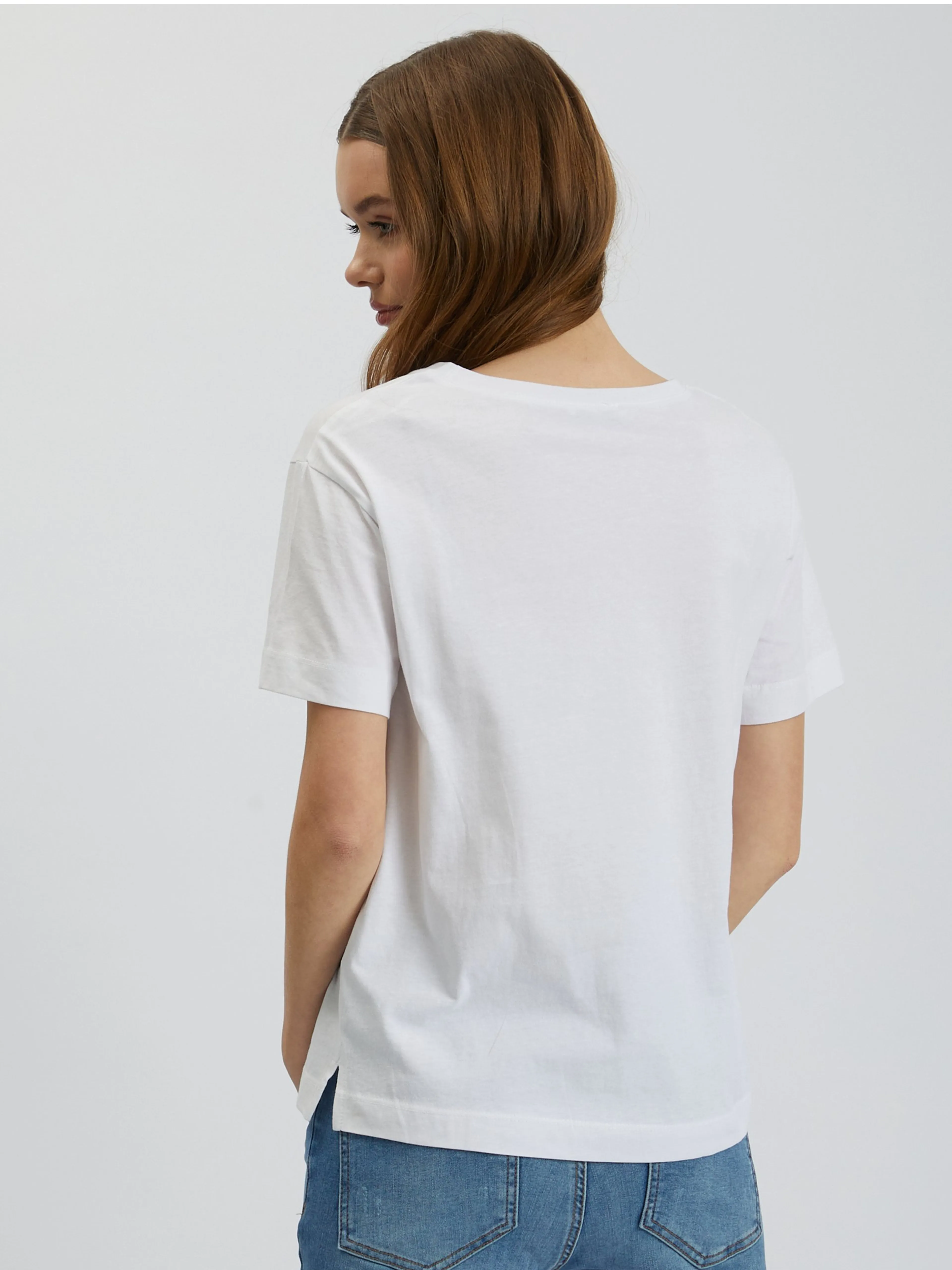 Weißes Damen-T-Shirt ORSAY