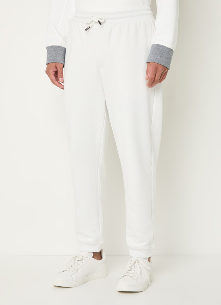 Armani Exchange Tapered fit jogging trousers with drawstring and side pockets