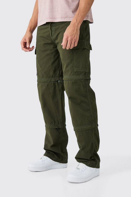 Lockere Hose mit Reißverschluss