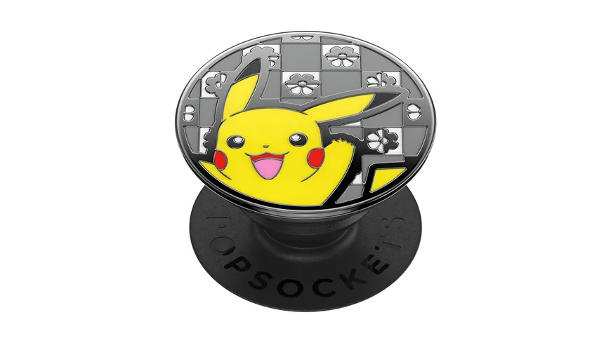 PopGrip - ausziehbarer Handy-Griff Handyhalter - Pokémon Enamel Hey Pikachu