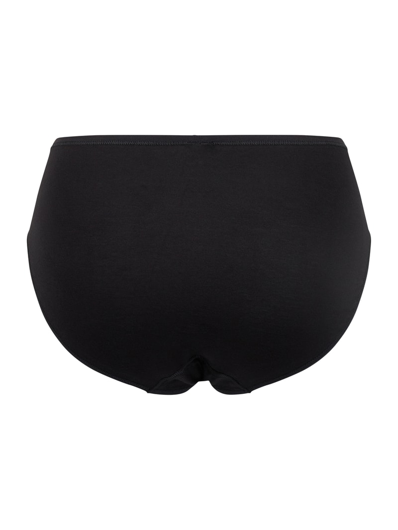 Slip aus Bio-Baumwollmischung Modell 'Organic' in schwarz