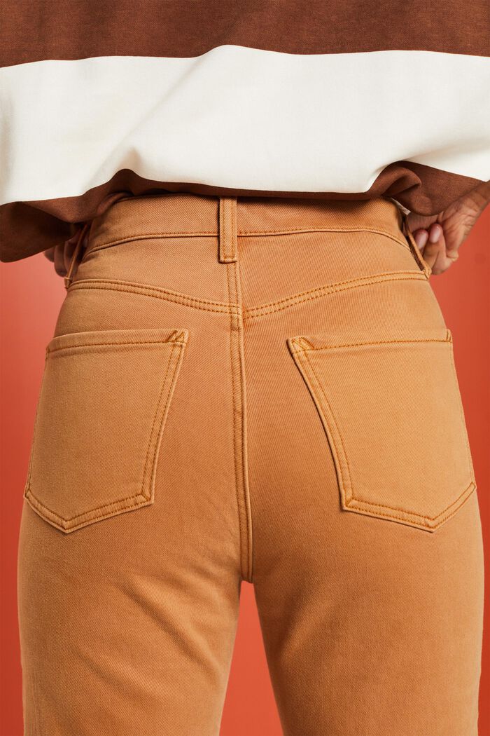 Retro-Hose mit gerader Passform und hohem Bund