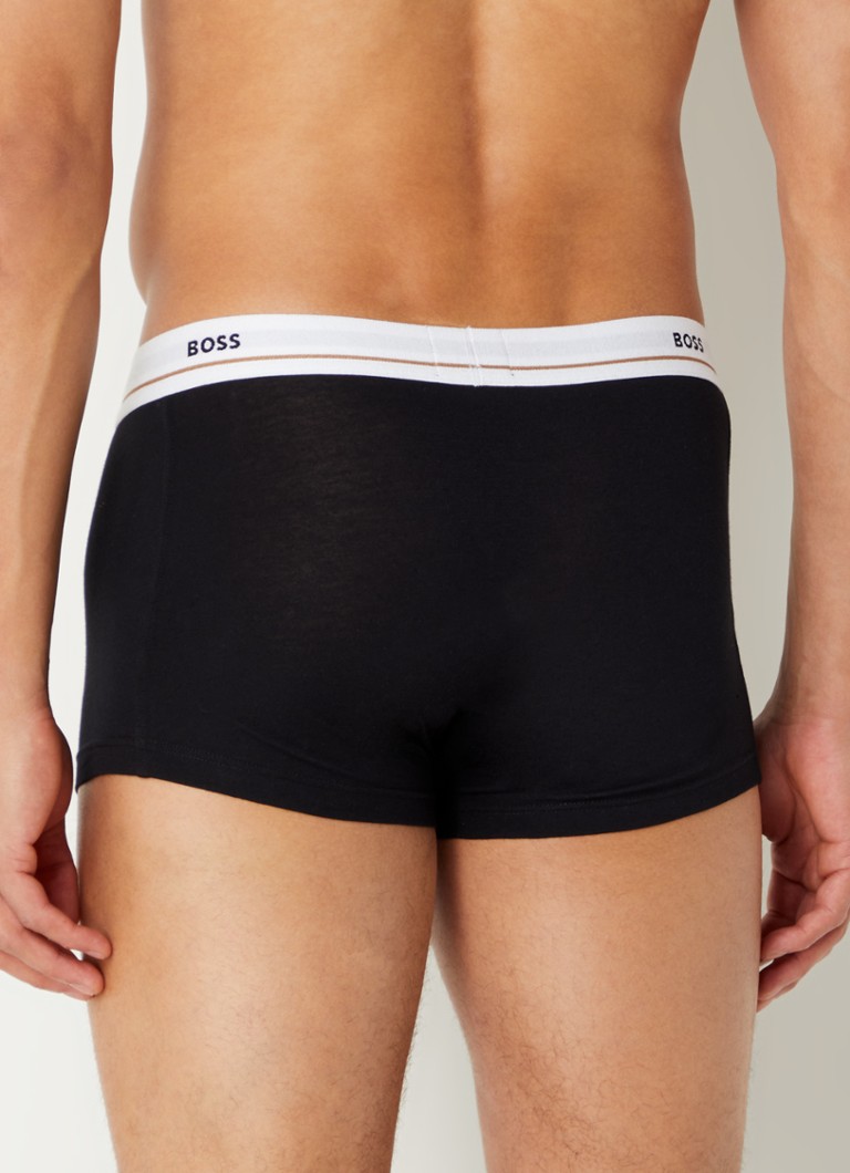 Lot de 5 boxers HUGO BOSS Essential avec ceinture logotée