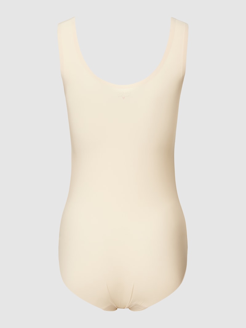 Body mit Shape-Funktion und Hakenverschluss in beige