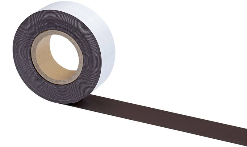 Maul Magnetband Magnetisch 4,5 cm Weiß 6156309 10 m