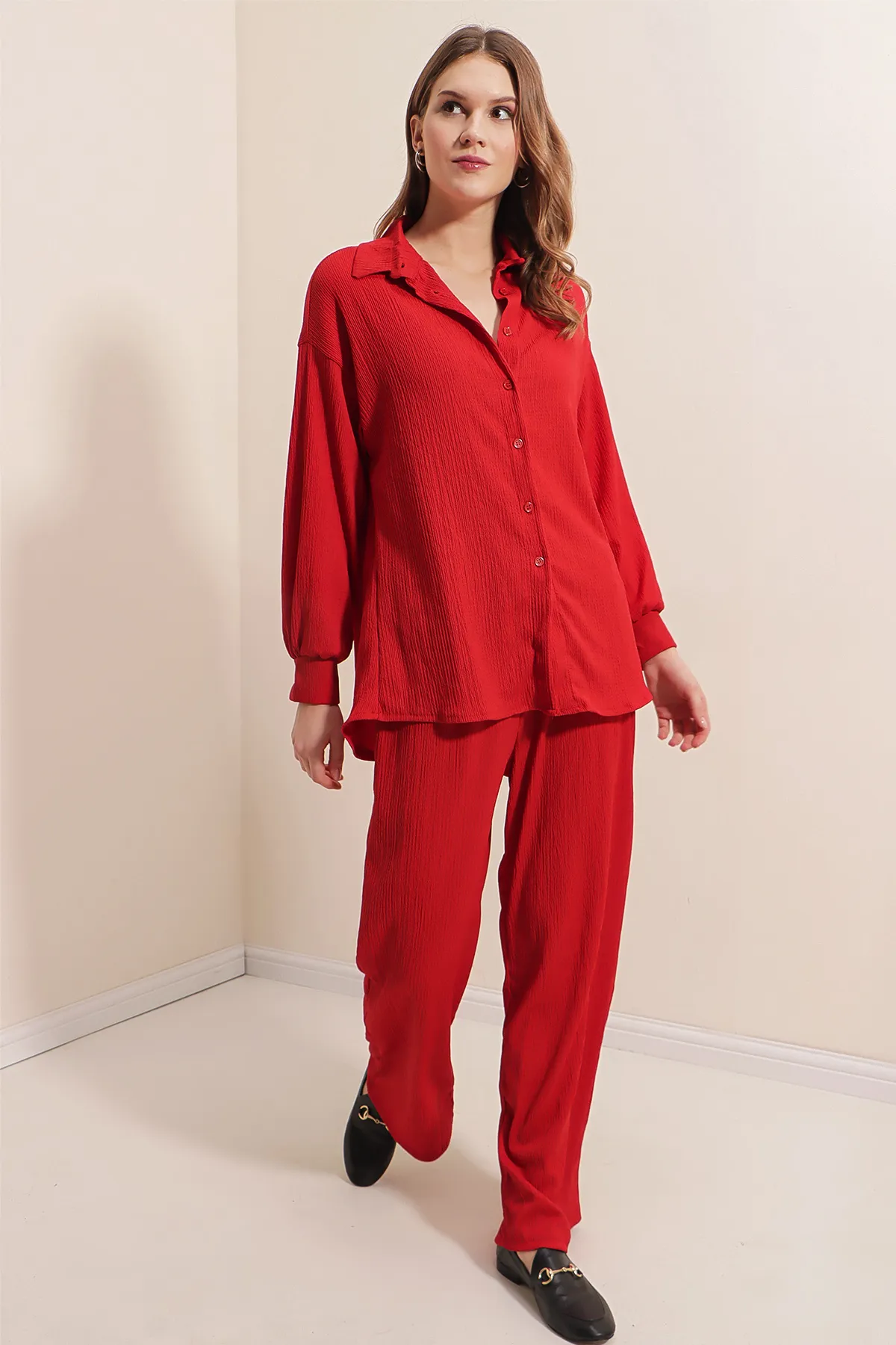 Bigdart  5858 Gestricktes Doppelset – Rot