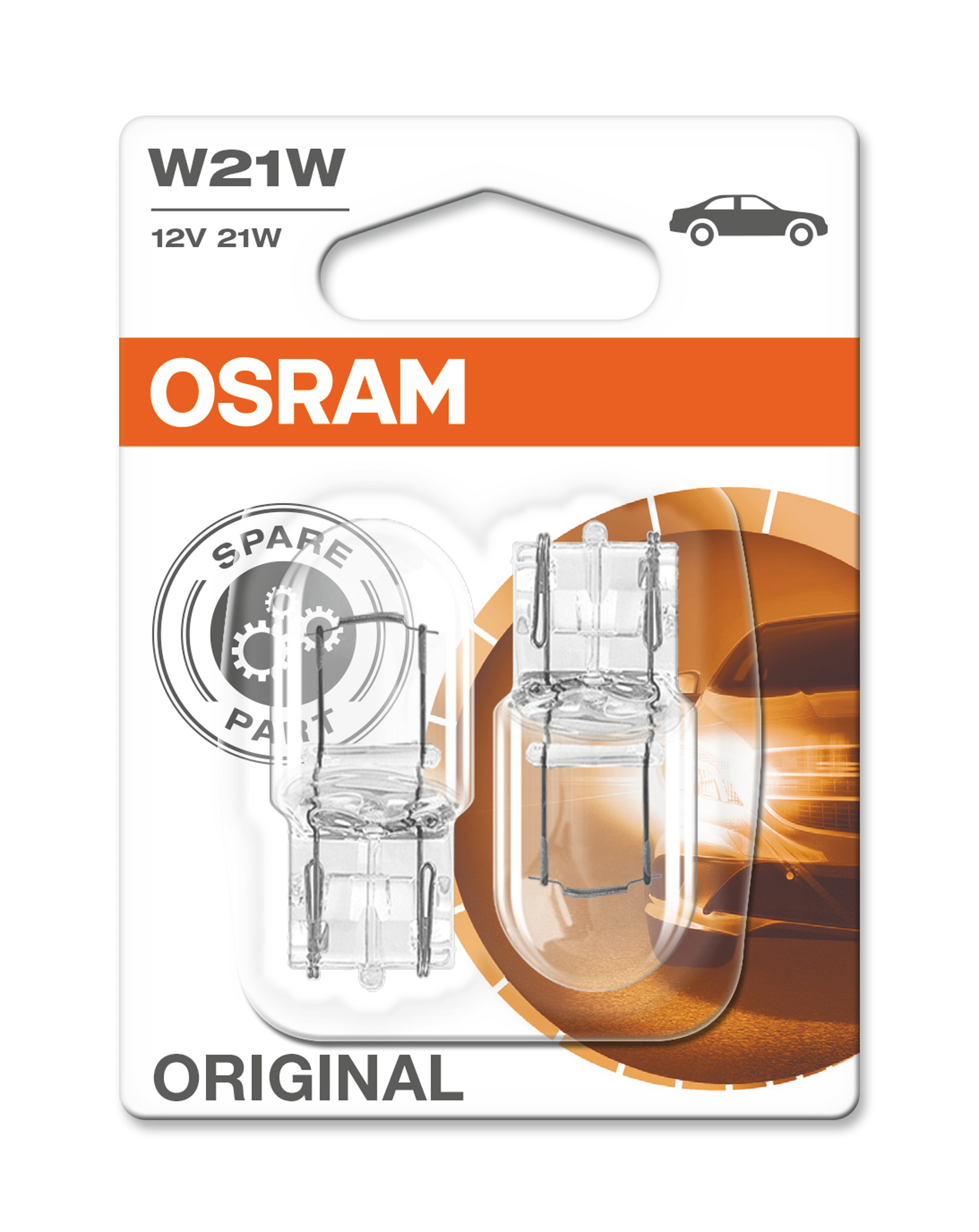 OSRAM Original W21W 12 V 21-W, 2 Stück - ATU