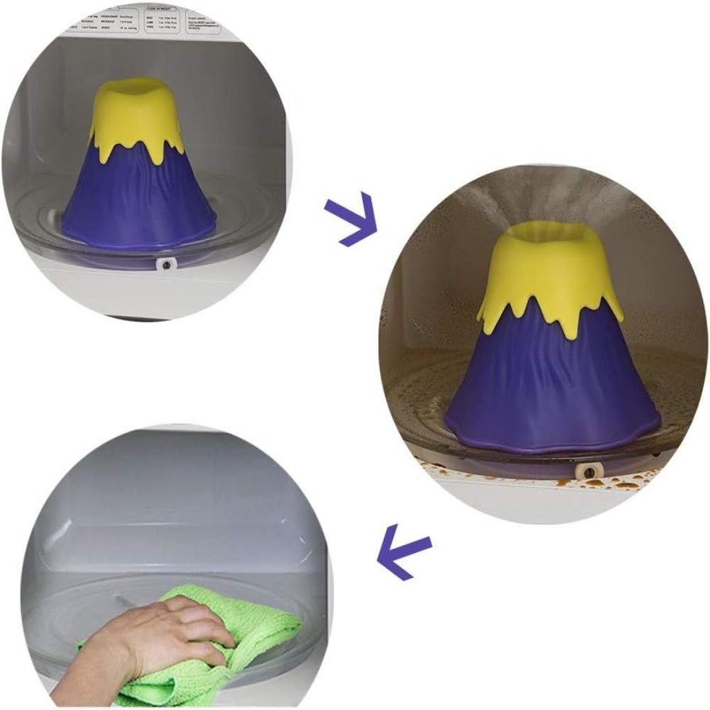 ZmdecQna Dampfreiniger Mikrowellenreiniger,Clean Kitchen Gadget,für Home