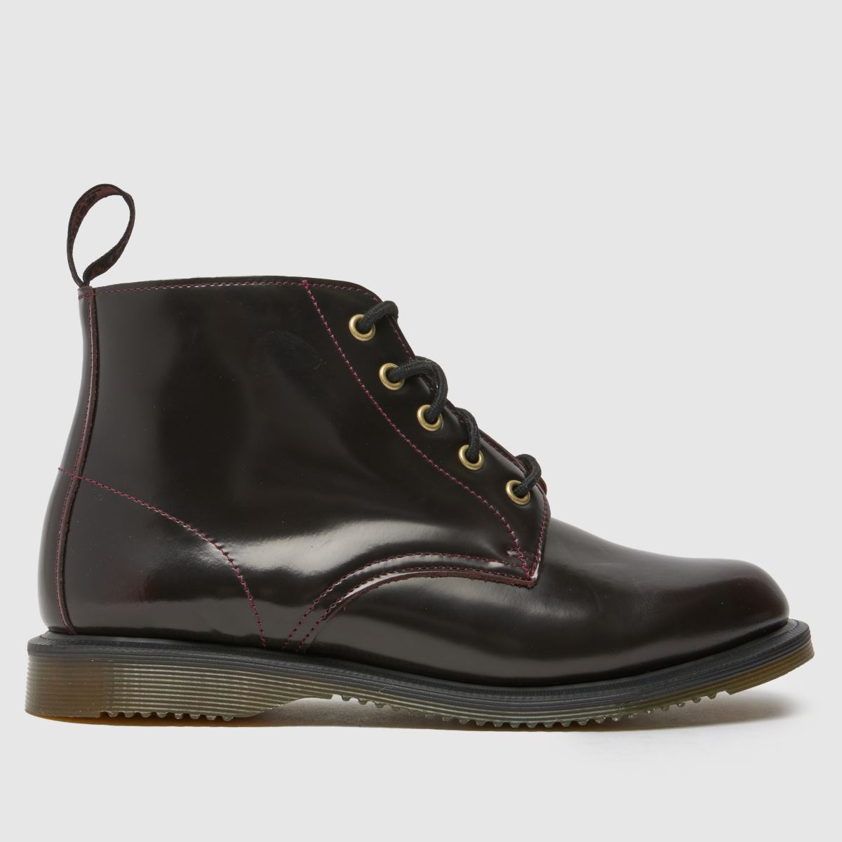 Dr. Martens Emmeline 5-szemű csizma bordó színben