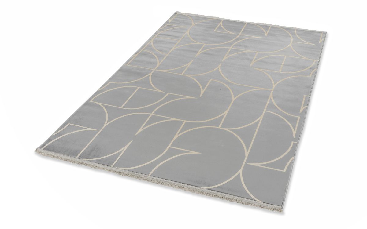 Schöner Wohnen Webteppich Magic gold/grau 160x230