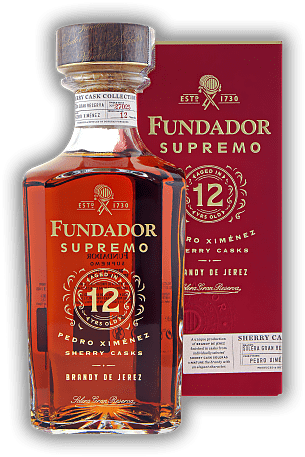 Fundador Supremo Solera Gran Reserva 12 Years Fundador Supremo Solera Gran Reserva 12 Years  Alter 12 J. - 0,7	 Liter - Vol 40%