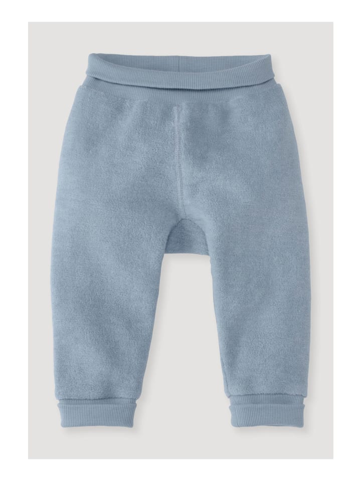 Hessnatur Wollfrottee-Hose in helles jeansblau günstig kaufen