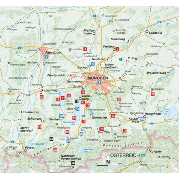 RADTOUREN AM WASSER MÜNCHEN - Radwanderführer