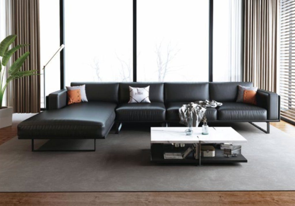 JVmoebel Ecksofa, Ecksofa Polster Wohnlandschaft L Form Designer Sofa Couch Ecksofa