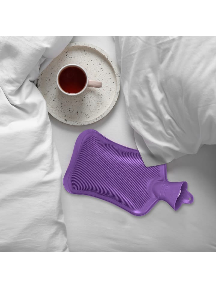 relaxdays Wärmflasche in Lila - 2 Liter günstig kaufen onesize